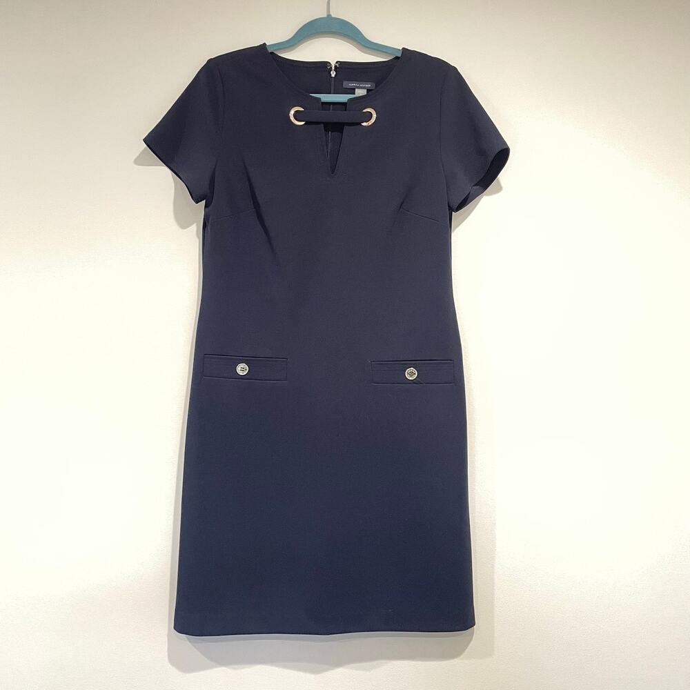 Tommy Hilfiger Women Office Career Professional Shift Dress Size 8 NWOT